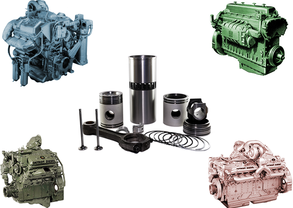 Detroit Diesel engines and replacement parts