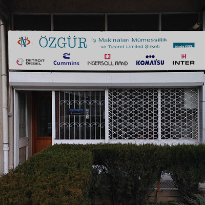 Özgür İş Makinaları premises in Ankara
